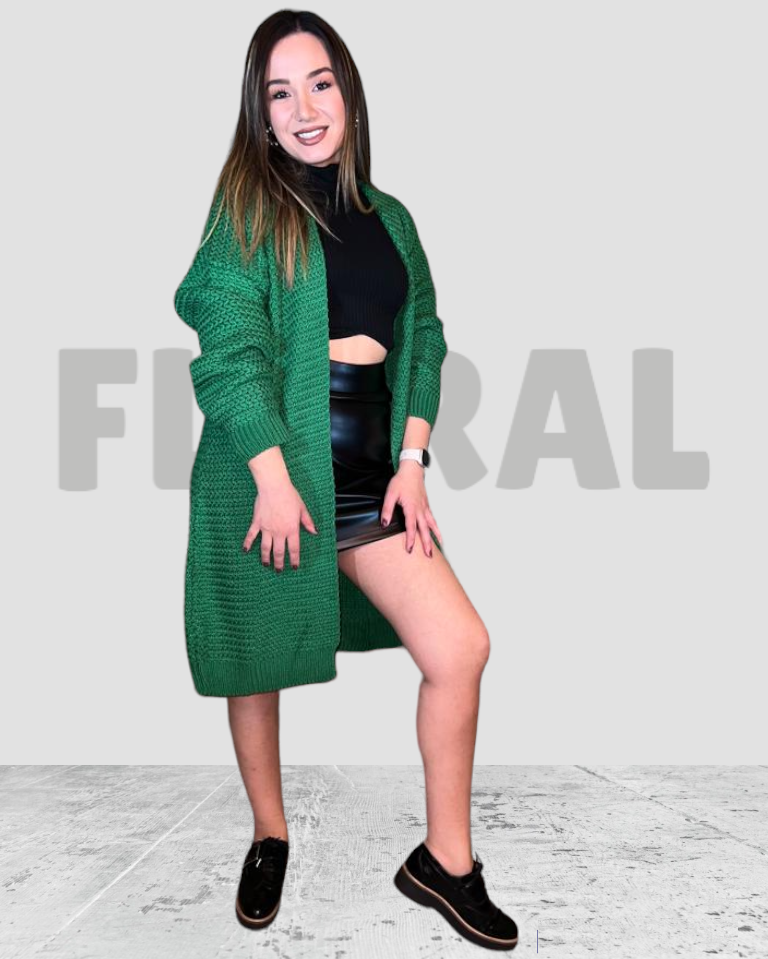 Bolero Wool Long Belt Dark Green Bolero Wool Long Belt Dark Green