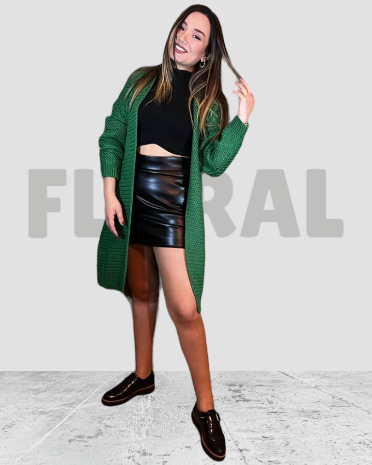 Bolero Wool Long Belt Dark Green Bolero Wool Long Belt Dark Green