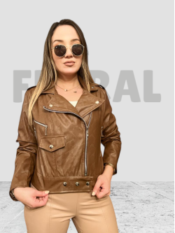 Jacket Leather Camel