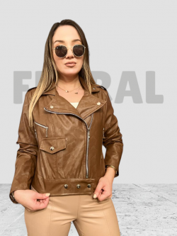 Jacket Leather Camel