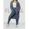 Cardigan Wool Long Grey