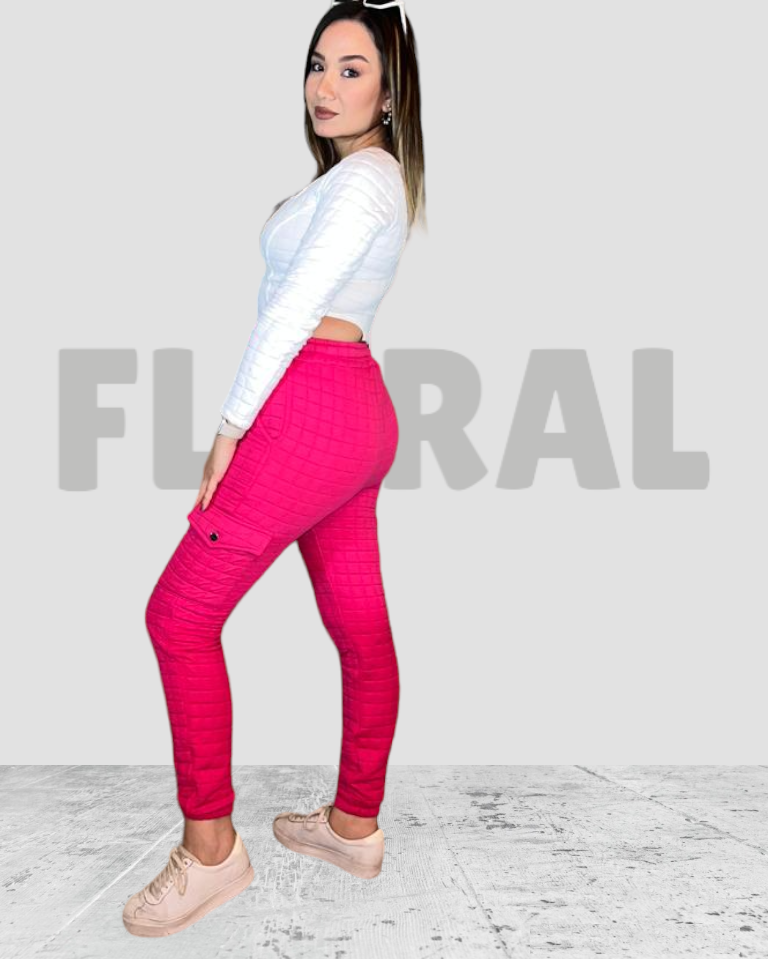 Pant Capitone Fushia Pant Capitone Fushia