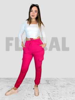 Pant Capitone Fushia Pant Capitone Fushia