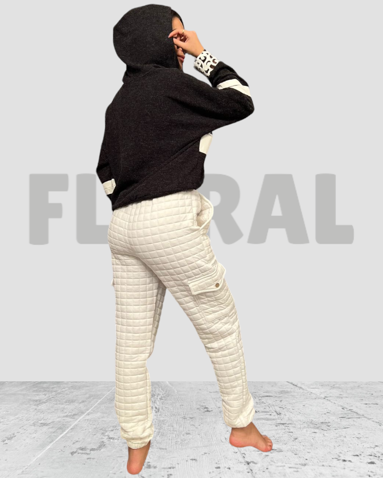 Pant Capitone White Pant Capitone White