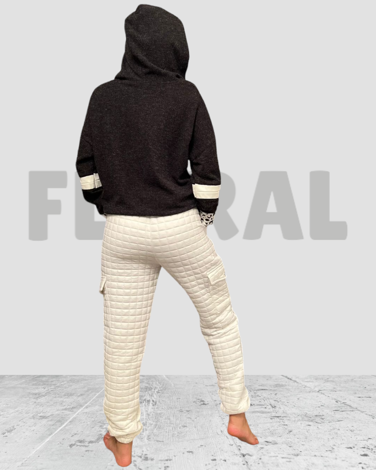 Pant Capitone White Pant Capitone White