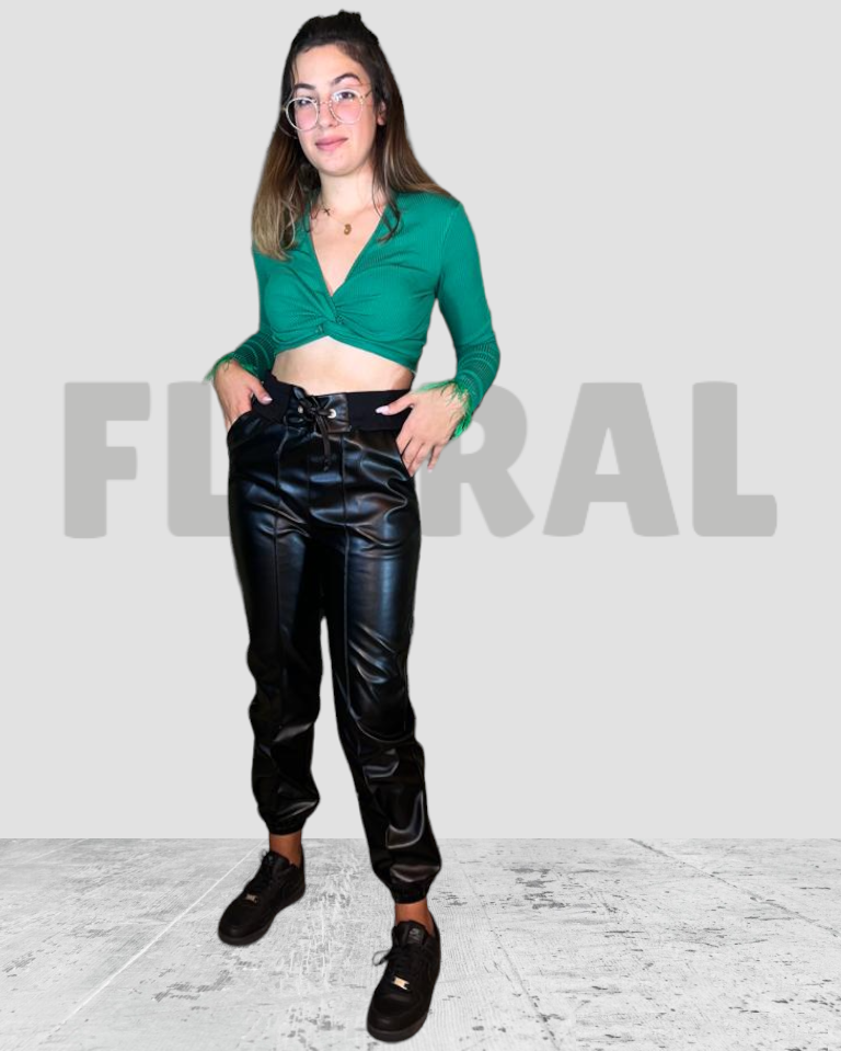 Pant Leather Youfo Black