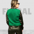 Jacket with Arm Leather Green