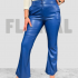 Pant Leather Blue