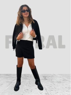 Skort Capitone Black