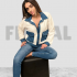 Jacket Fur with Jeans White