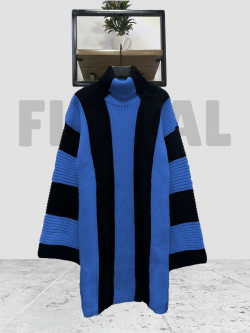 Dress Wool Blue/Black