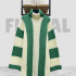 Dress Wool Green/White