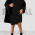 Dress Wool Tall Black