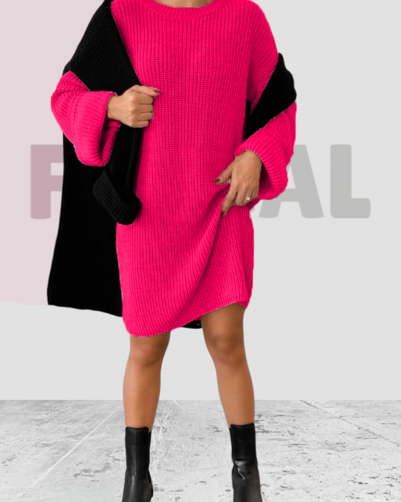 Dress Wool Tall Fushia