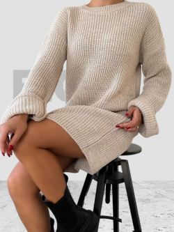 Dress Wool Tall Off White