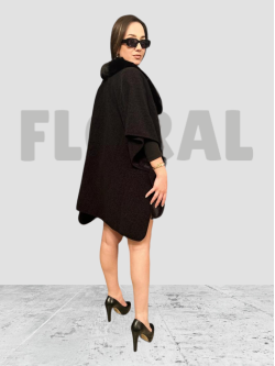 Cap Fur Black