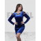 Dress Velvet Shining Blue